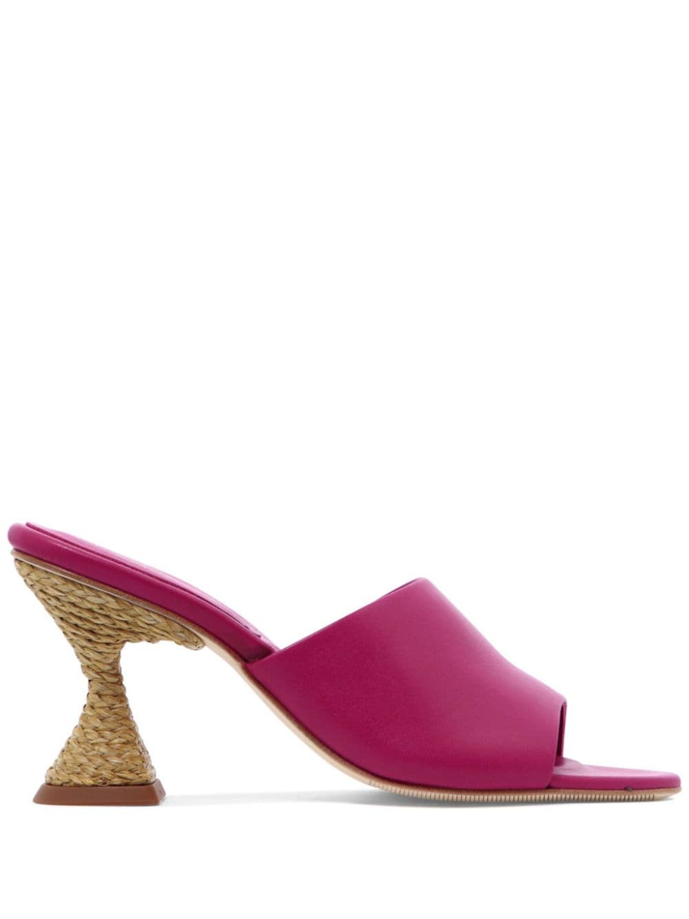 Paloma Barceló Brigite Leather Mules In Pink