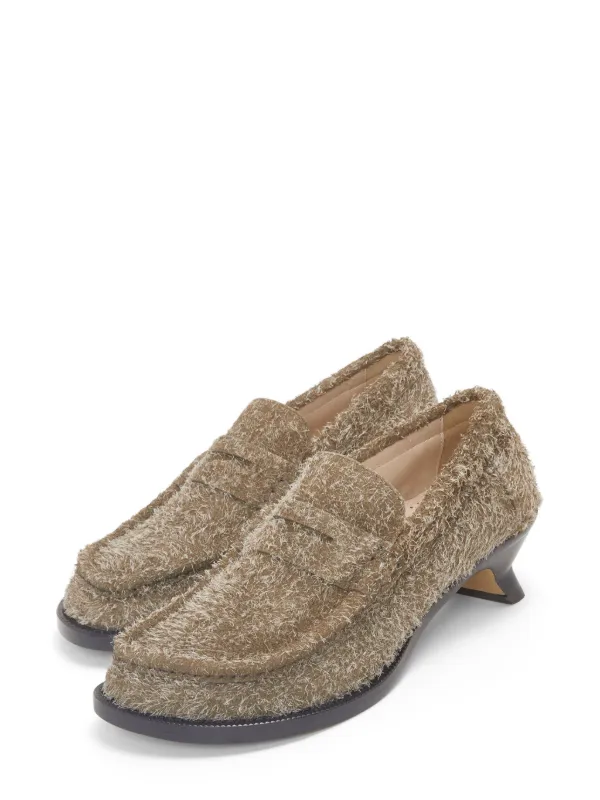 【美品】loewe campo brushed suede loafers LOEWE Campo brushed-suede Loafers | Brown | FARFETCH