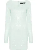ROTATE BIRGER CHRISTENSEN sequinned scoop-neck minidress - Green
