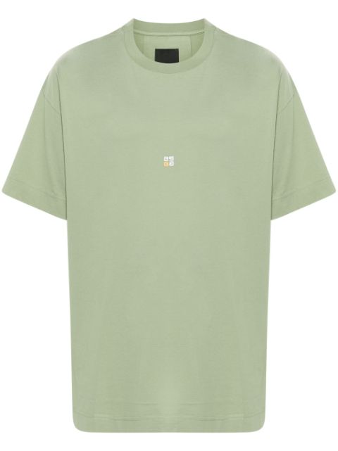 Givenchy 4G-embroidered cotton T-shirt Men