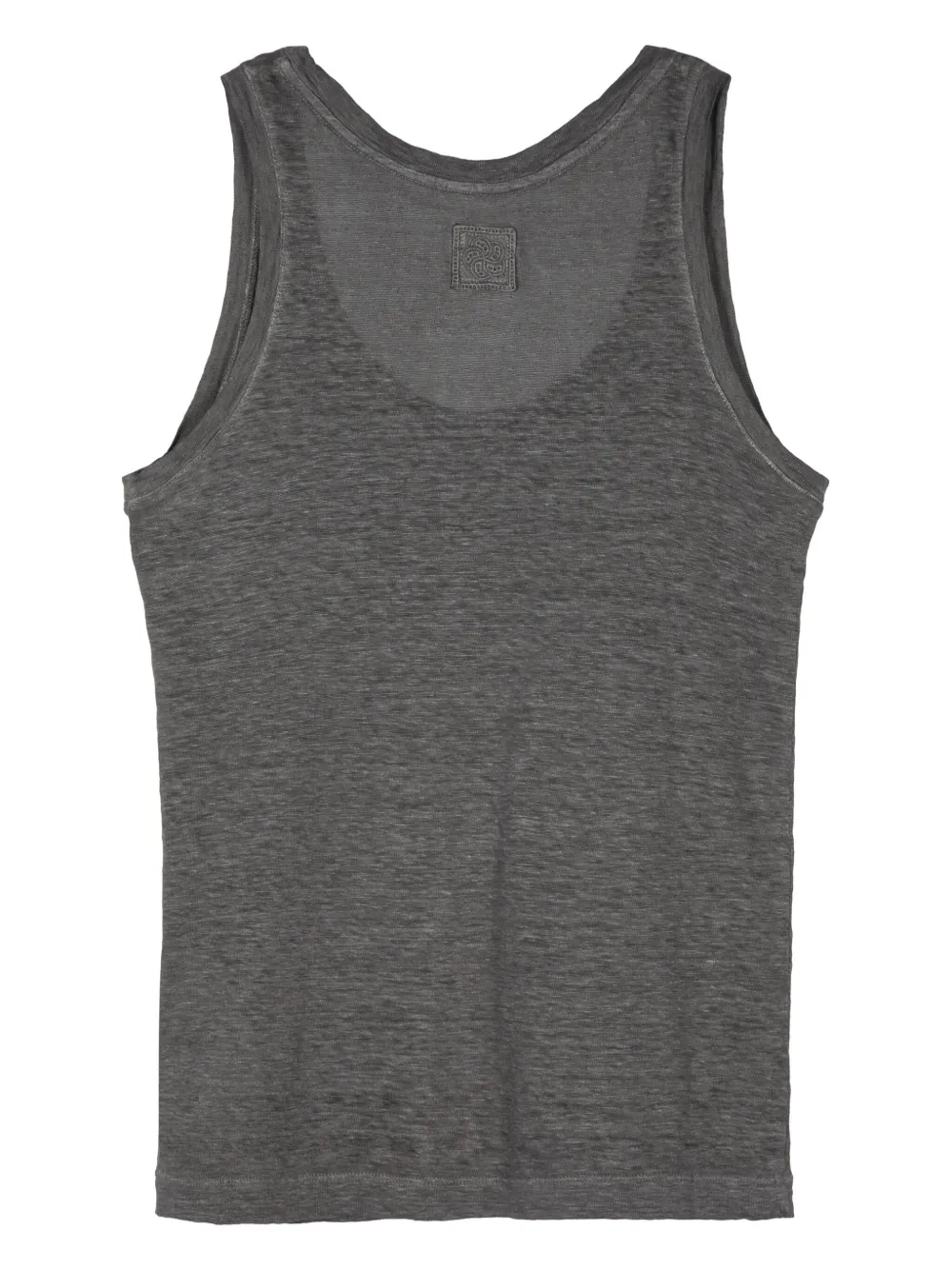 120% Lino linen tank top - Grijs