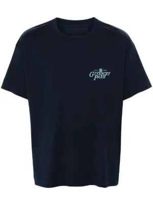JW Anderson JWA slogan-print T-shirt | Blue | FARFETCH