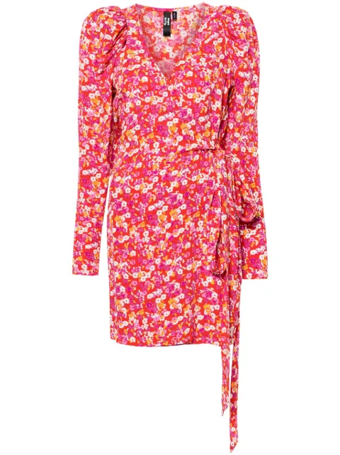 ROTATE BIRGER CHRISTENSEN x Reina Olga floral-jacquard wrap dress