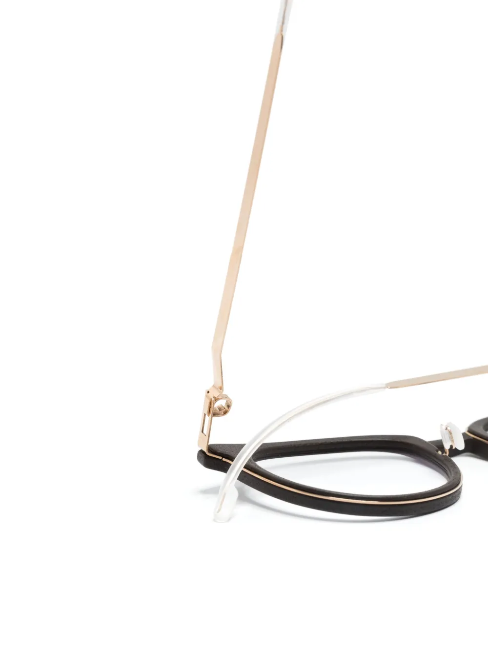 Mykita Sindal bril met rond montuur Bruin