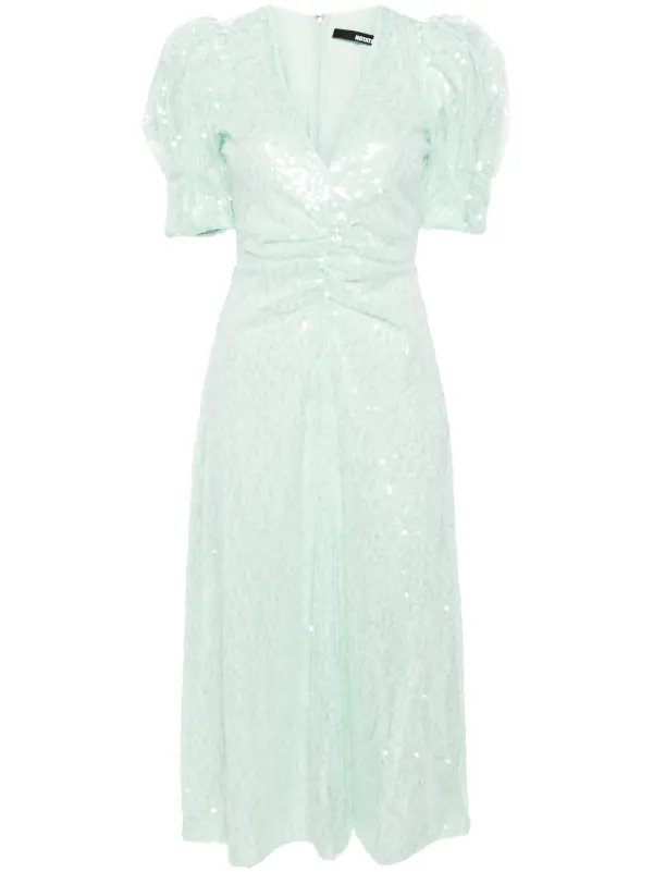 ROTATE BIRGER CHRISTENSEN スパンコール パフスリーブ ドレス