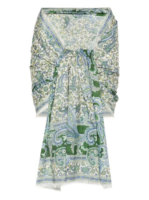 ZIMMERMANN paisley-print cotton pareo