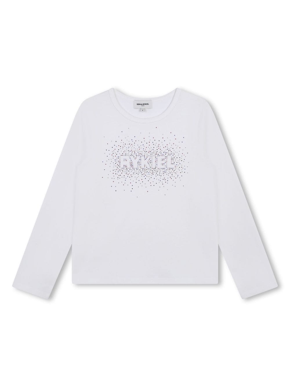 SONIA RYKIEL ENFANT T-shirt con strass - Bianco