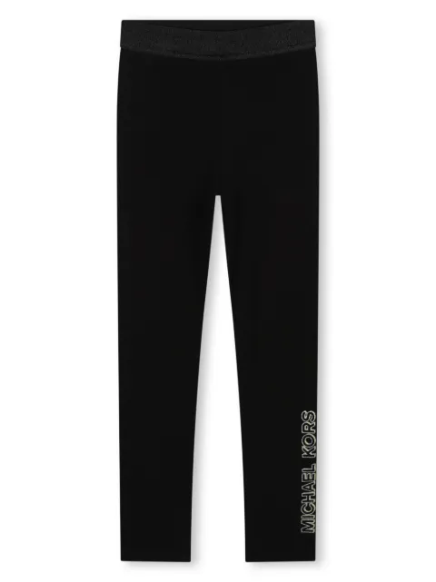 Michael Kors Kids legging en coton à logo imprimé