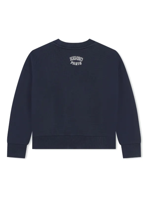 KENZO kidsのスウェットトップス Kenzo Kids ロゴ スウェットシャツ | ブルー | FARFETCH JP