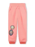 Kenzo Kids cotton jogging trousers - Pink