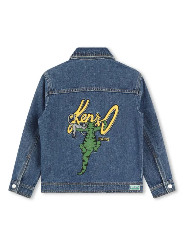 Kenzo Kids デニムジャケット | ブルー | FARFETCH JP