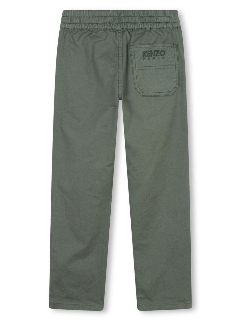 Kenzo Kids Broek met geborduurd logo - Groen