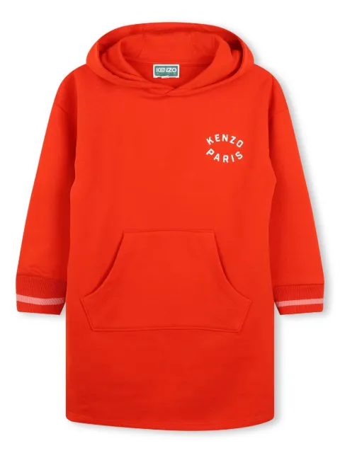 Kenzo Kids logo-print hoodie dress