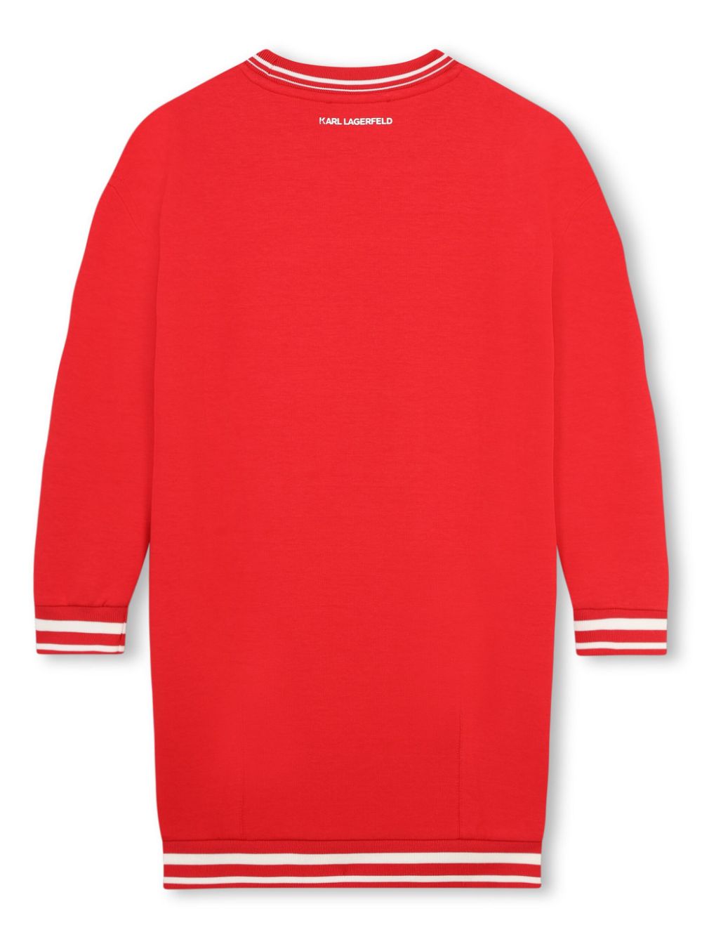 Karl Lagerfeld Kids Rue St-Guillaume sweaterjurk - Rood