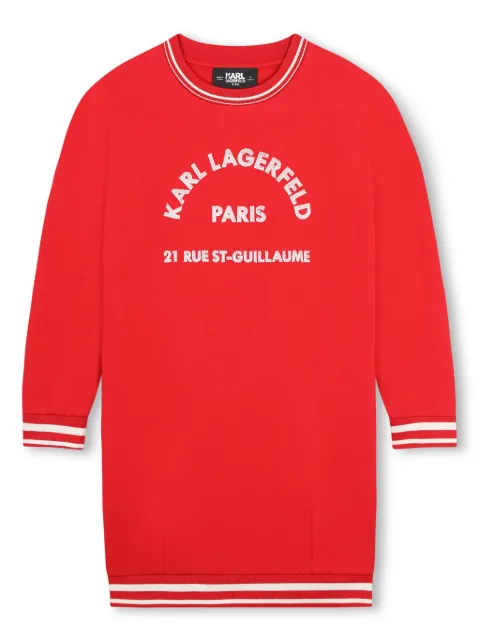 Karl Lagerfeld Kids سويت شيرت طويل Rue St-Guillaume