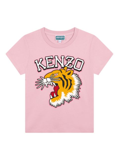 Kenzo Kids playera con logo bordado