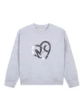 Michael Kors Kids sequinned-logo crew-neck sweatshirt - Grey