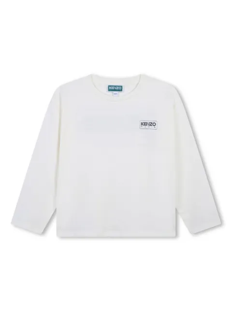 Kenzo Kids logo-print cotton T-shirt