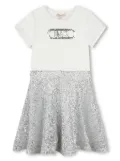 Michael Kors Kids sequin-embellished cotton dress - Silver