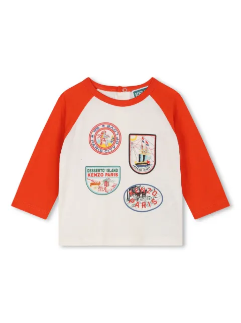Kenzo Kids logo-print cotton T-shirt
