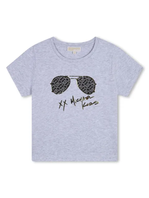 Michael Kors Kids sunglasses-print cotton T-shirt