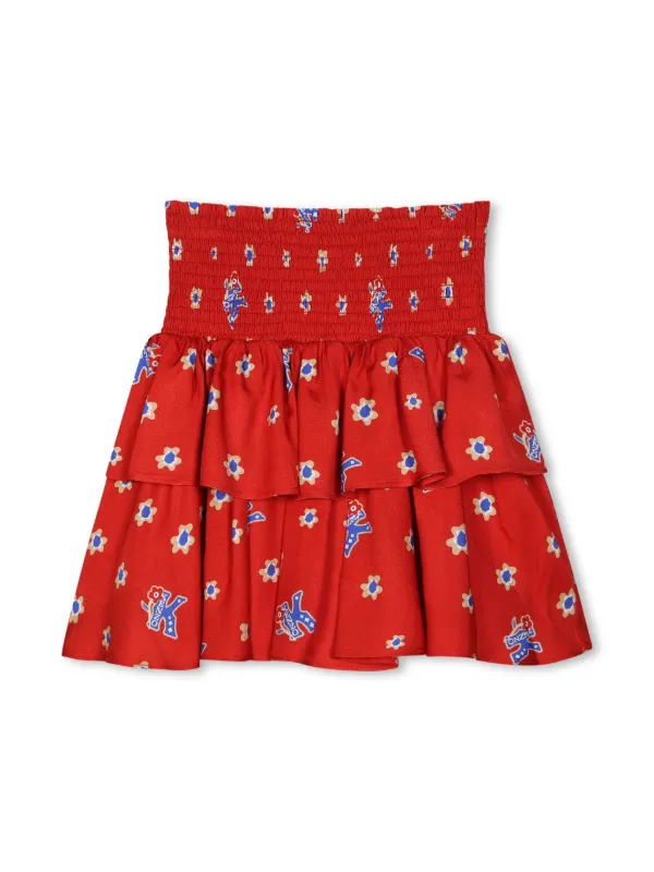 Kenzo Kids プリント スカート | レッド | FARFETCH JP