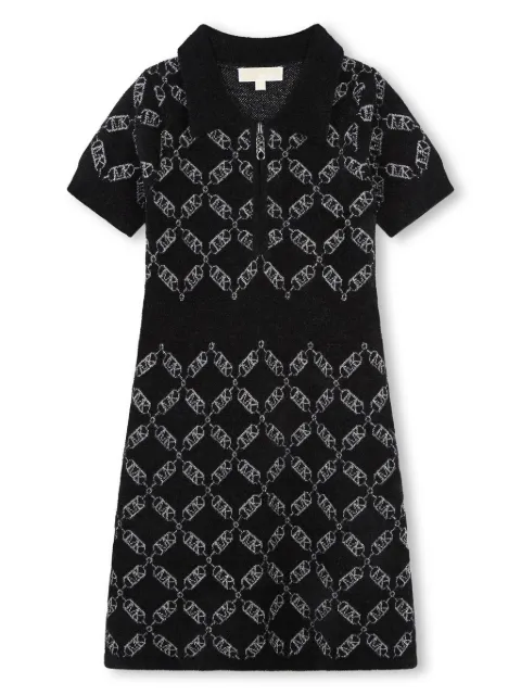 Michael Kors Kids logo-intarsia dress