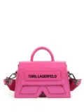 Karl Lagerfeld Kids logo print handle bag - Pink