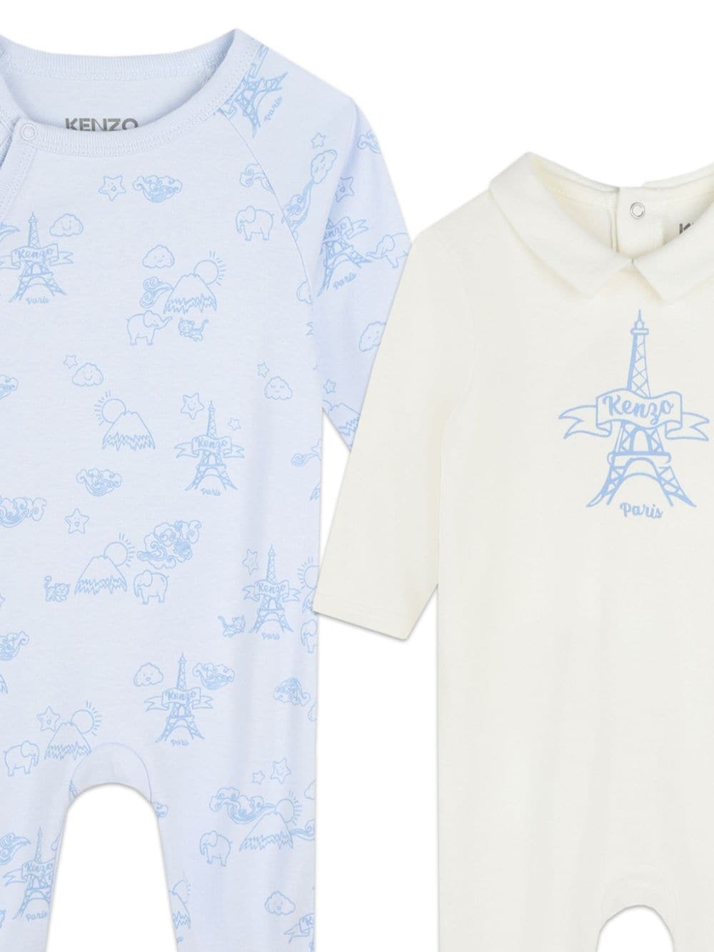 Kenzo Kids Pyjama van biologisch katoen - Blauw