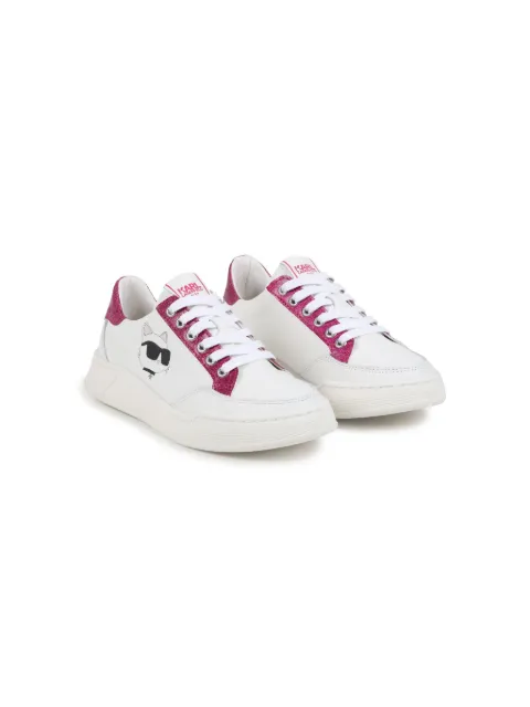 Karl Lagerfeld Kids tenis con agujetas