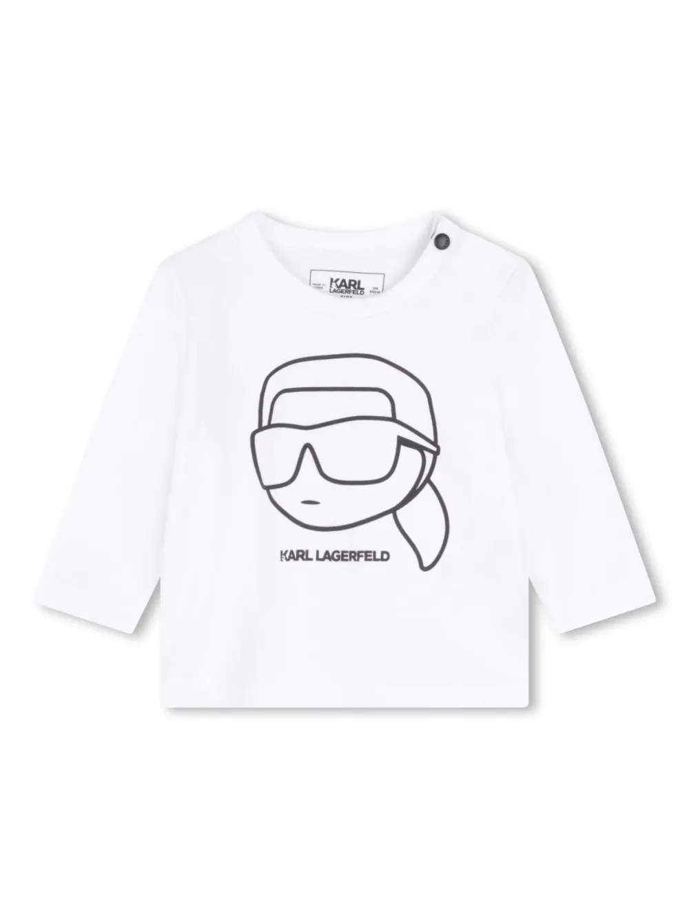 Karl Lagerfeld Kids Trainingspak met monogram Wit