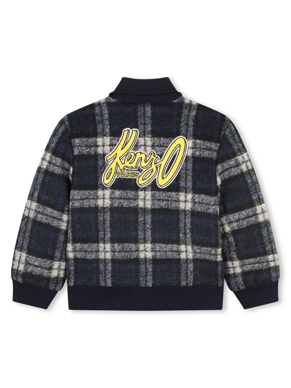 Kenzo Kids Geruit jack - Blauw