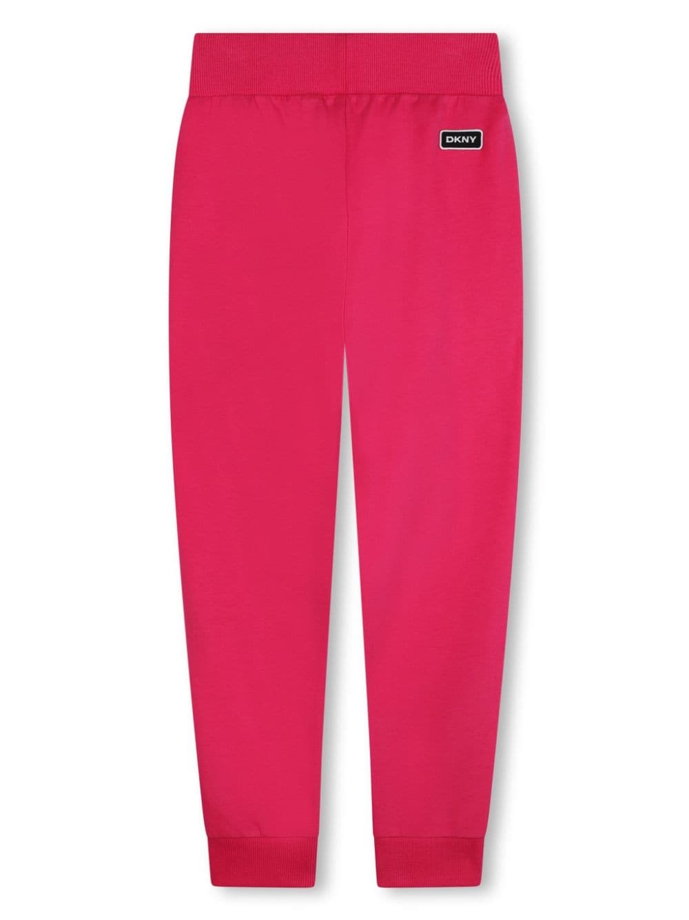 Dkny Kids Katoenen trainingsbroek met geborduurd logo - Roze