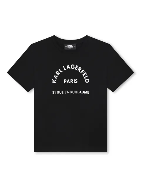 Karl Lagerfeld Kids logo-print crew-neck T-shirt 