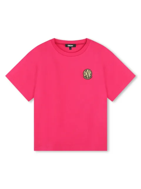 Dkny Kids t-shirt en coton à logo appliqué
