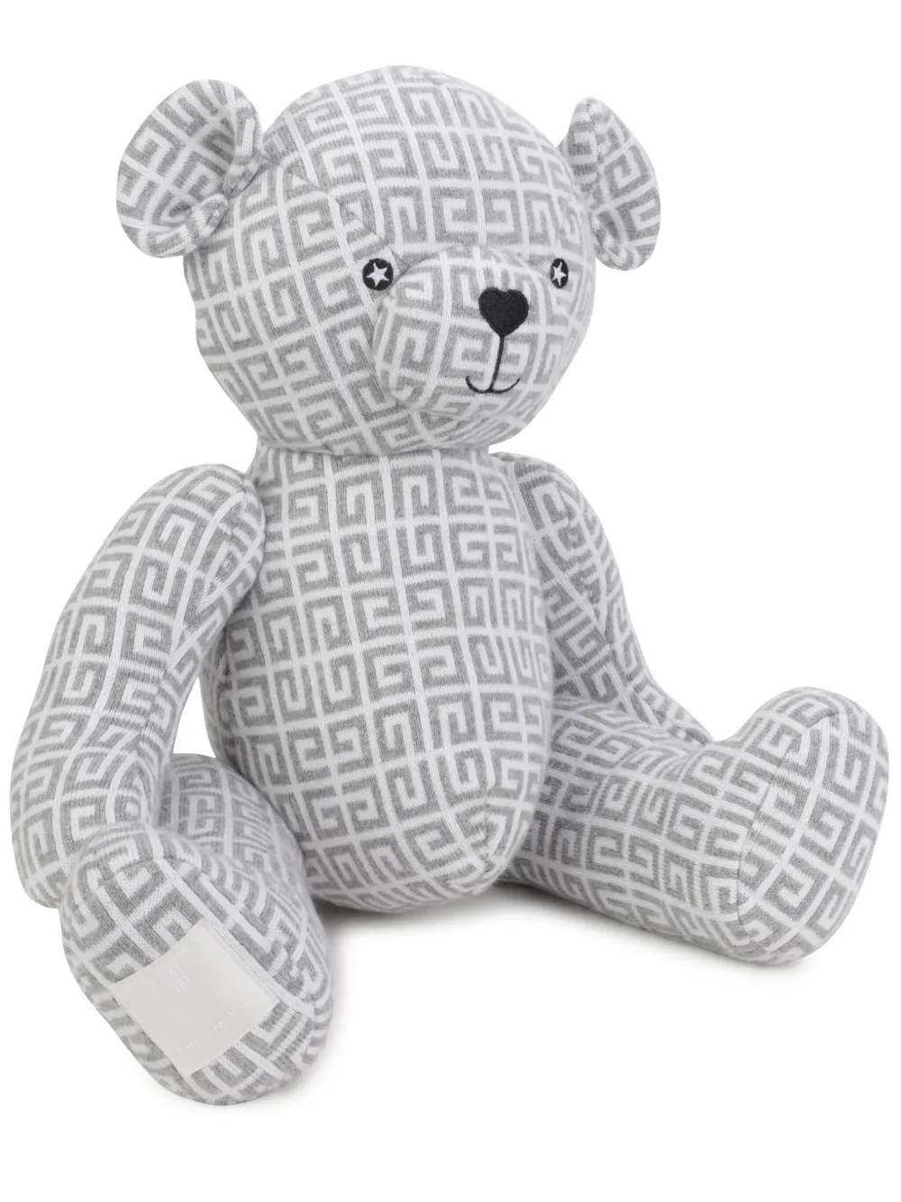 Givenchy Kids Peluche orso con monogramma 4G - Grigio