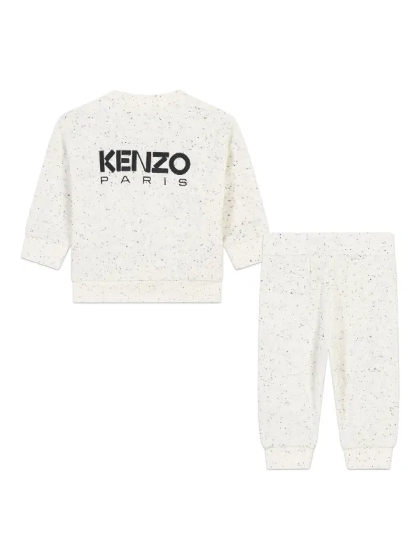 Kenzo Kids Boke Flower Speckled Tracksuit Neutrals FARFETCH AO