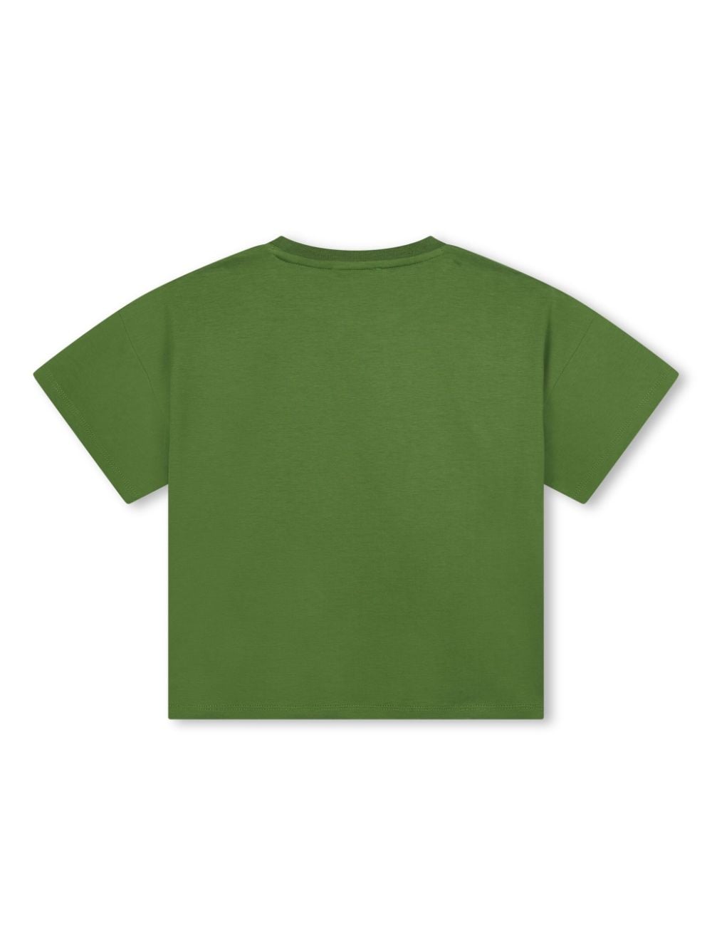 Kenzo Kids Katoenen T-shirt met logoprint - Groen