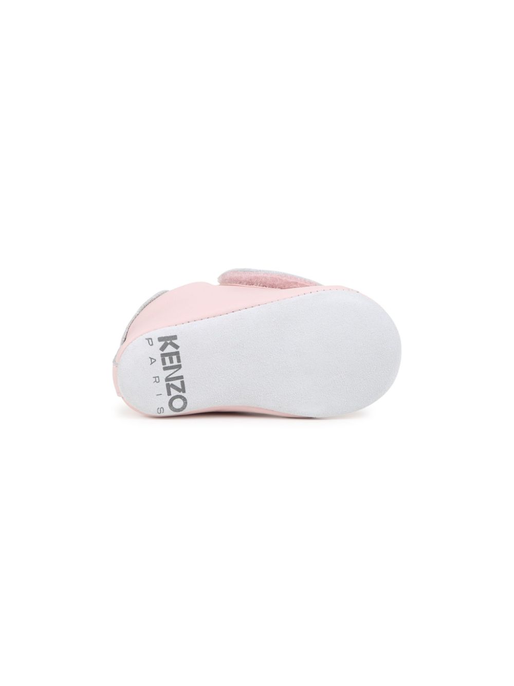 Kenzo Kids Slippers met klittenband en Elephant-print Roze