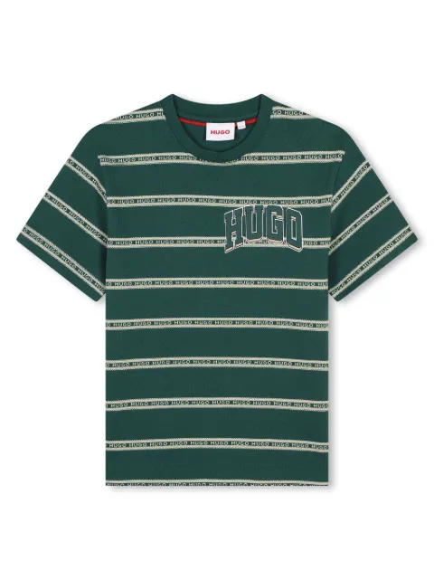 HUGO KIDS logo-print cotton T-shirt
