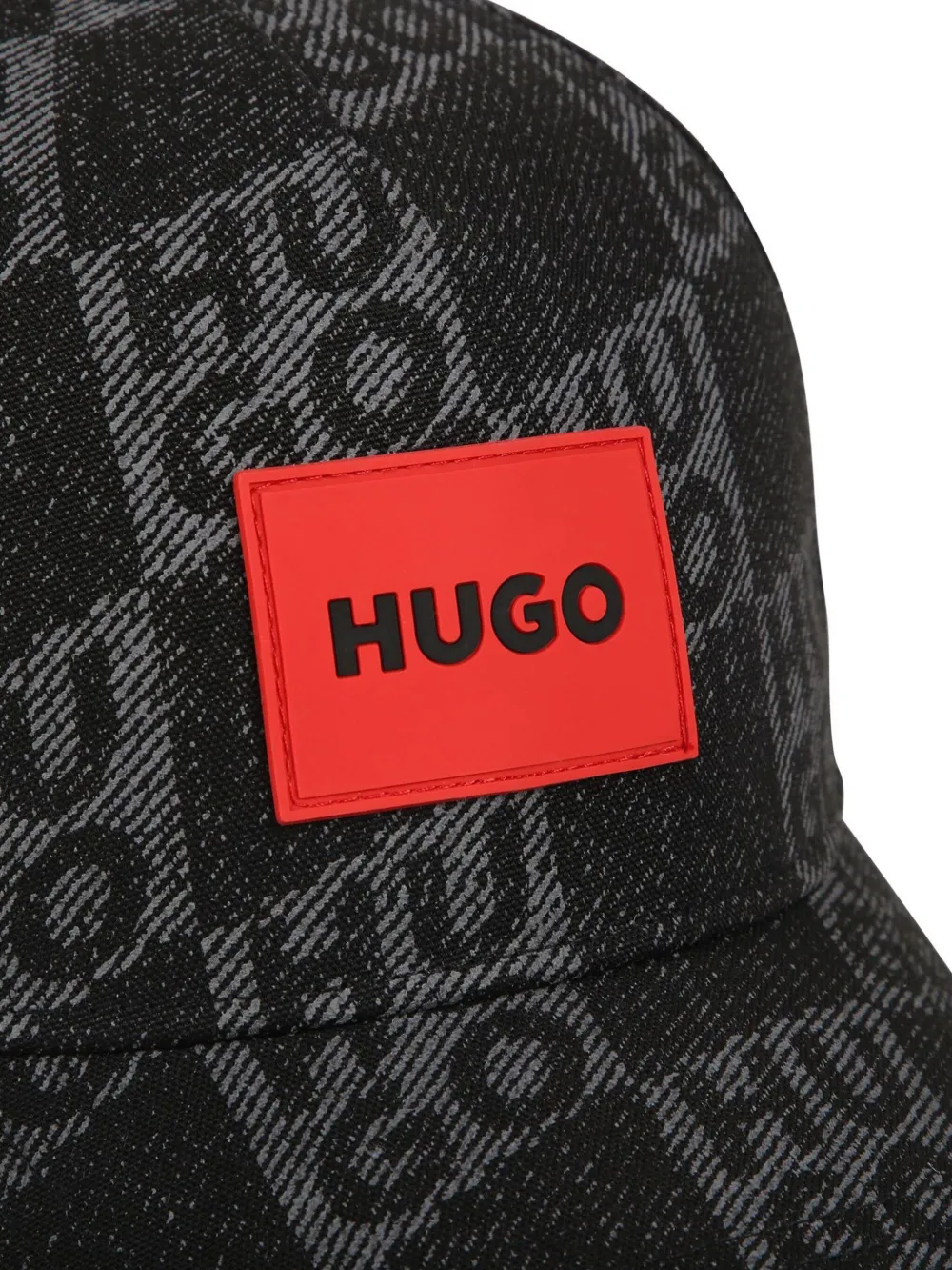  Hugo Kids Logo-appliqué Cap - Black 