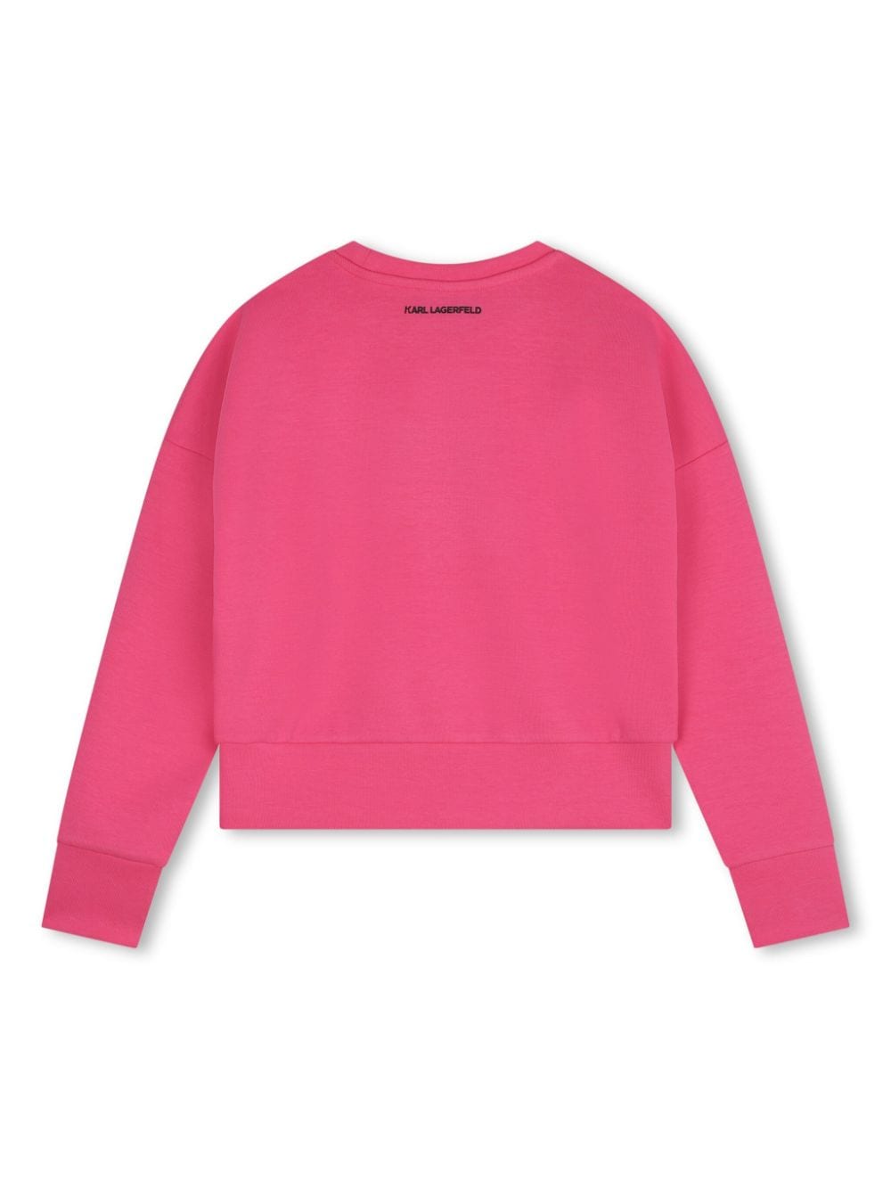 KARL LAGERFELD IKON COTTON-BLEND SWEATSHIRT 