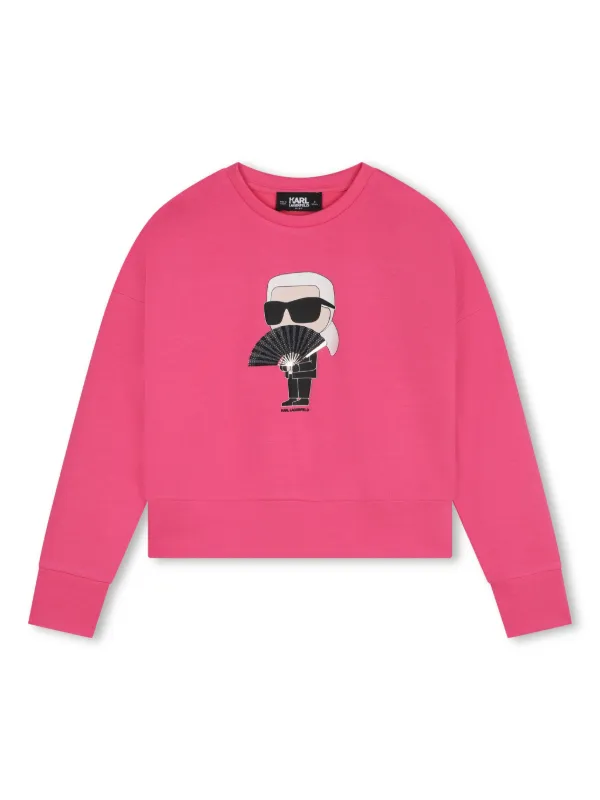 Karl Lagerfeld Kids Ikon Sweatshirt Pink FARFETCH VN