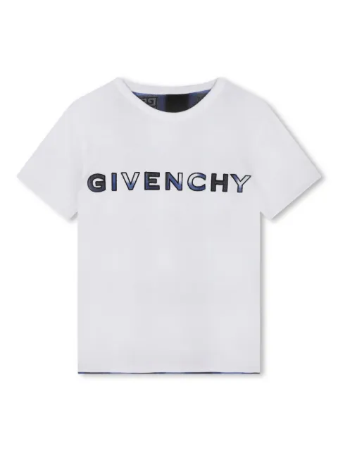 Givenchy Kids logo-print reversible T-shirt 
