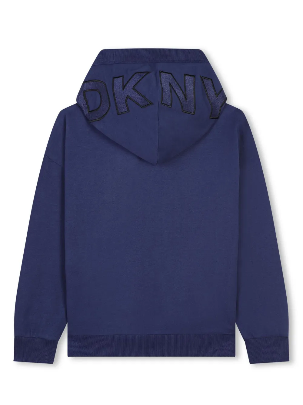 Dkny Kids Sweater met geborduurd logo Blauw