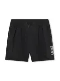 Dkny Kids crystal-embellished cotton shorts - Black
