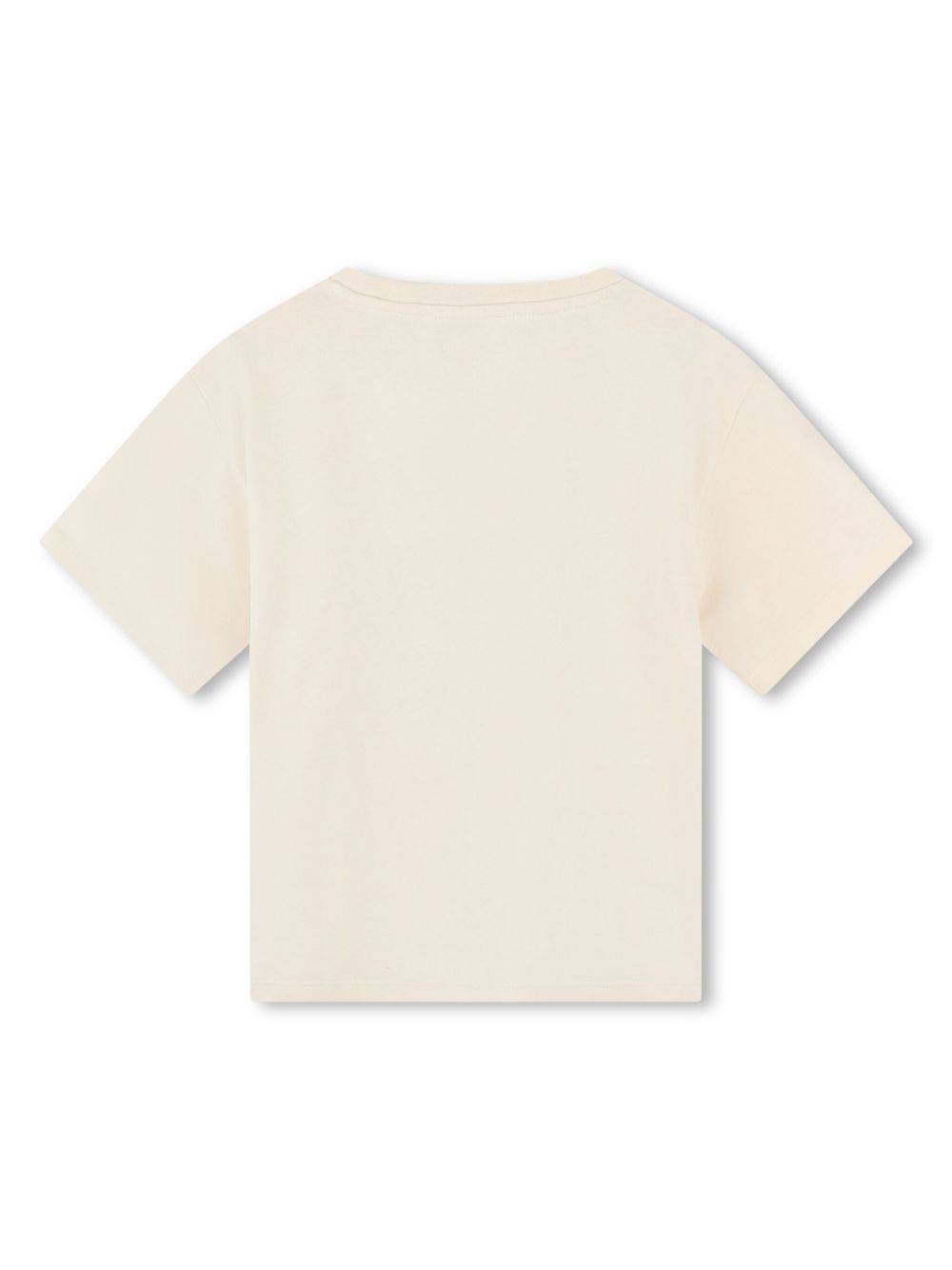 Kenzo Kids graphic-stamp T-shirt - Neutrals