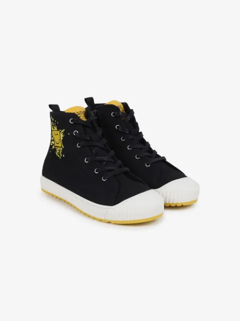 Marc Jacobs Kids smile-print high-top sneakers