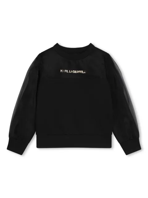Karl Lagerfeld Kids logo-print sweatshirt