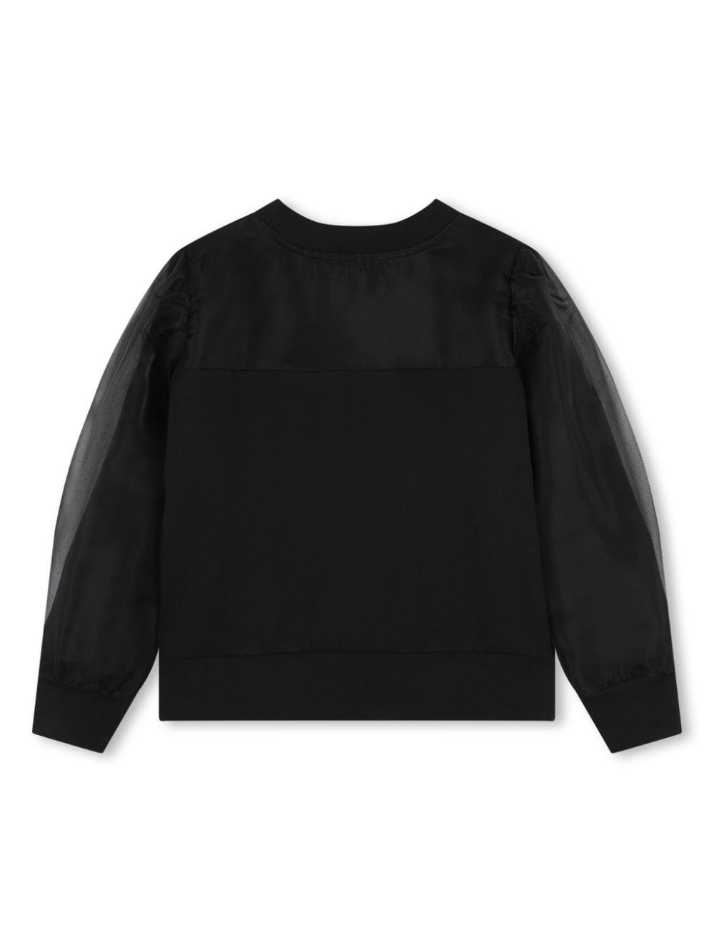 Karl Lagerfeld Kids Sweater met logoprint - Zwart